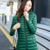 AISHGWBSJ 2017 New Autumn Winter Women Jackets Ultralight Cotton Coat Causal Long Hooded Cotton Parkas Plus Winter Outwear PL034
