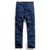 AIRGRACIAS Multi Pocket Mens Cargo Pants Dark Grey Straight Cargo Pants Men Military Style Casual Cotton Material Size 29-40