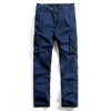 AIRGRACIAS Multi Pocket Mens Cargo Pants Dark Grey Straight Cargo Pants Men Military Style Casual Cotton Material Size 29-40