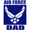 Air Force Dad Hap Arnold Clear Decal