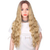 I's a wig Synthetic Brown Blonde Red Black Heat Resistant Hair Water Wave Wigs for Black Women