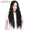 I's a wig Synthetic Brown Blonde Red Black Heat Resistant Hair Water Wave Wigs for Black Women