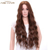 I's a wig Synthetic Brown Blonde Red Black Heat Resistant Hair Water Wave Wigs for Black Women