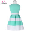 2017 Contrast Color Blue Flower Girl Dresses for Party Children Kids Pageant Ball Gown First Communion Dress Wedding Prom Gowns