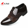 2017 Classical Wedding Flat Shoes Men Dress Luxury Men'S Business Oxfords Casual Shoe Black / Brown Leather Derby Shoes