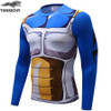 WAIBO BEAR New dragon ball t shirt Men armor 3d t-shirt printed compression shirt tops Fitness tight tee shirt homme
