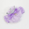 Kids Glitter light chiffon Crown hairpin Hair clips Newborn Toddlers tiara Headbands gold color headwear DIY Hair Accessories J4