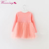 Kids Girls Princess Dresses Infant Dress Newborn Girls Clothes Baby Cotton Long Sleeve Clothing 0-4 Years
