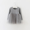 Kids Girls Birthday Dresses Infant Dress Newborn Girls Clothes Baby Cotton Long Sleeve Clothing 0-4 Years