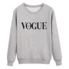 BTS 2017 Women Fashion Brand Hoodie VOGUE Letter Print Sweatshirt Knitted Long Sleeve Pullovers Polerones Mujer Harajuku Tops