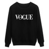 BTS 2017 Women Fashion Brand Hoodie VOGUE Letter Print Sweatshirt Knitted Long Sleeve Pullovers Polerones Mujer Harajuku Tops