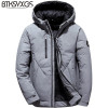 BTKSYXGS 2017 Men's winter Hooded down jacket coat parka Fashion Thick warm Waterproof windproof outerwear overcoat High quality