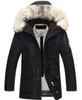 BTKSYXGS 2017 Men's winter Large fur collar lambs wool Hoodies down jackets coats parkas fashion Thick warm outerwears overcoats