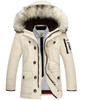 BTKSYXGS 2017 Men's winter Large fur collar lambs wool Hoodies down jackets coats parkas fashion Thick warm outerwears overcoats