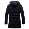 BTKSYXGS 2017 men's casual hoodies down jacket coat parka fashion winter medium-long design Thickening warm outerwear overcoat