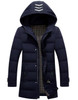 BTKSYXGS 2017 men's casual hoodies down jacket coat parka fashion winter medium-long design Thickening warm outerwear overcoat