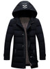 BTKSYXGS 2017 men's casual hoodies down jacket coat parka fashion winter medium-long design Thickening warm outerwear overcoat