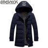 BTKSYXGS 2017 men's casual hoodies down jacket coat parka fashion winter medium-long design Thickening warm outerwear overcoat