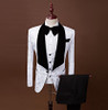 2017 Shawl Lapel Slim Fit Groom Tuxedos Red/White/Black Men Suits Latest Coat Pant Designs Men Wedding Suits For Men Prom Tuxedo