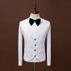 2017 Shawl Lapel Slim Fit Groom Tuxedos Red/White/Black Men Suits Latest Coat Pant Designs Men Wedding Suits For Men Prom Tuxedo