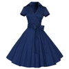 2017 Sexy Summer Dress Women's Retro Vintage Dress Elegant Audrey Hepburn Short Sleeve Casual Office Dress Plus Size Vestidos