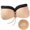 2017 Sexy Push Up Fly Bra Silicone Lace Up Bralette Invisible Bra Strapless Bras for Women Backless Adhesive Sticky Wedding Gel