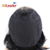 Alileader Wigs For Black And White Women Natural Black Lace Front Wig 12 Inch Short Synthetic High Temperature Fiber Bob Wigs