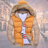 Aliexpress china cheap wholesale men youth new 2017 autumn winters warm leisure fashion tide cotton-padded jacket