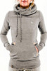 Alien Solid Hooded Women Hoodies Sweatshirts 2017 Hooded Collar Pocket Long Sleeve Pullovers Female Casual Drawstring Tops 30@J