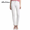 Alice & Elmer Skinny Jeans Woman Jeans For Girls Jeans Women High Waist Stretch Jeans Female Pants White
