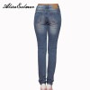 Alice & Elmer Mid Waist Skinny Women Jeans Woman Jeans For Girls Stretch Jeans Female Pants