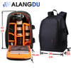 ALANGDU Camera Bag DSLR Backpack Notebook Video Photo Bags for Camera d3200 d3100 d5200 Small Compact Camera Backpack Large Size