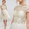 ALABIFU 2018 Vintage Summer Dress Women Sexy Hollow Out Lace Dress Elegant Casual Short Sleeve Ball Gown Party Dresses vestidos
