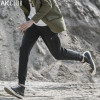 AK CLUB Brand Men Sweatpants Vintage Military Asymmetrical Leg Pockets French Terry Cotton Sweatpants Men Pencil Pants 1752034