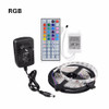 LED Strip Waterproof RGB SMD 5050 12V 5M 60LEDs/M RGBW RGBWW Flexible LED light Strips With EU 3A Power Adapter Remoter Control