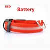 LED Nylon Pet Dog Collar Night Safety Glow Flashing Dog Cat Collar Led Luminous Small Dogs Collars USB Rechargeable