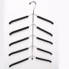 LASPERAL Multilayer Hanger Fish Bone Shape Stainless Steel Clothing Storage Racks Clothing Storage Holder Rack Wardrobe Hanging