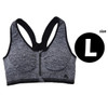 LASPERAL Brands Women Fitness Bra Shockproof Front Zipper Push Up Bra Wirefree Padded Brassiere Bra Seamless Crop Top Underwear LASPERAL Brands Women Fitness Bra Shockproof Front Zipper Push Up Bra Wirefree Padded Brassiere Bra Seamless Crop Top Underwear