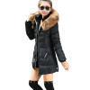 LASPERAL 2017 Winter Jacket Coat Warm Long Women Parkas Big Fur Hooded Parka Women Winter Coat Slim Female Thick Tops Outerwear
