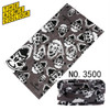 2017 Skull Bandana Multifunctional Seamless Bandana 25*48cm Headbands Tubular Motorcycle Scarf Bufanda Tubular Negro