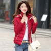 2017 Short Slim Parka Winter Jacket Women Clothing Warm Hooded Down Cotton Parkas For Women Winter Jacket Coat Female WUJ0991