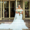 African Plus Size Wedding Dresses Spaghetti Straps Lace Appliques Beadding Capped Mermaid Wedding Dress Tiered Tulle Long Bridal