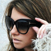 AFOFOO Fashion Cat Eye Sunglasses Luxury Brand Designer Vintage Oversize Women Sun Glasses UV400 Shades Sunglass Oculos De Sol