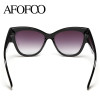 AFOFOO Fashion Cat Eye Sunglasses Luxury Brand Designer Vintage Oversize Women Sun Glasses UV400 Shades Sunglass Oculos De Sol