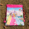 Children School Bags Princess Drawstring Bags Cartoon Mochila For Girls snow queen Multipurpose School Backpack Christmas Gifts