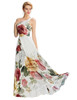 Robe de Soiree Evening Dress Grace Karin Vintage Print Party Dresses 2017 New Arrival Chiffon Long Floral Evening Gowns Dresses