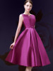 Robe de Cocktail Sexy Open Back Satin Cocktail Dresses 2017 Cheap Red Black Short Summer Party Dresses Vestido de Festa Curto