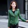 2017 Chaquetas De Cuero Mujer Spring Summer Jacket Women Fashion Motorcycle Leather Womens Slim Bicycle Ladies Zipper Coat