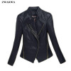 2017 Chaquetas De Cuero Mujer Spring Summer Jacket Women Fashion Motorcycle Leather Womens Slim Bicycle Ladies Zipper Coat