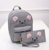 2017 Casual Student School Backpack Female Style Casual Women Backpacks For Travel Good Quality Matte Leather Backpacks SC0418